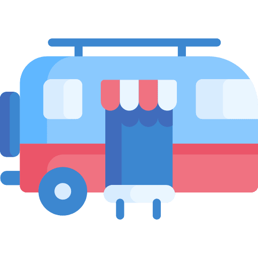Caravan caravan van vehicle icon