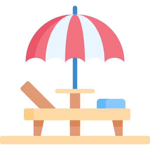 Sun umbrella sun umbrella beach umbrella holidays icon