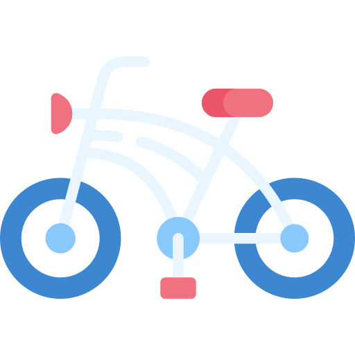 Bycicle transport cycling bike icon