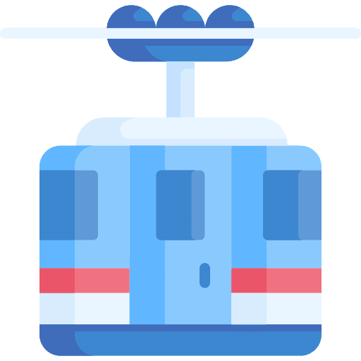 Cable car cabin cabin cable car cabin ski resort icon