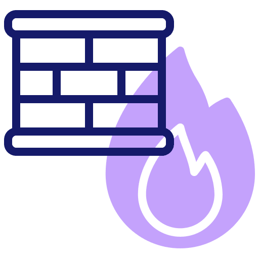 Firewalls data firewalls protection icon