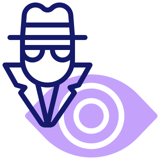 Spy man people spy man detective icon