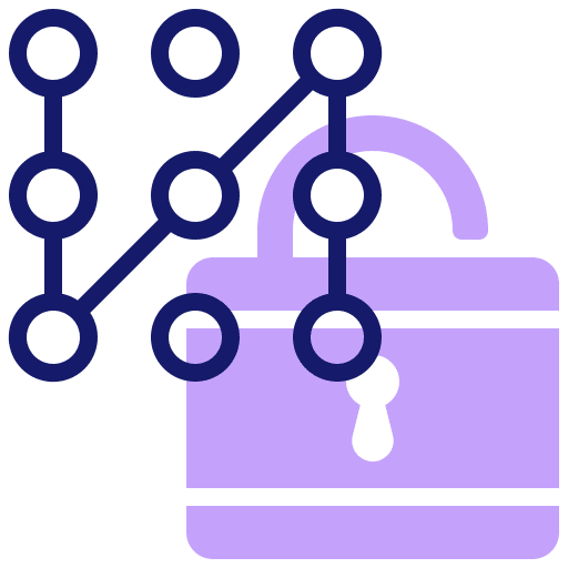 Lock pattern pattern passcode lock icon