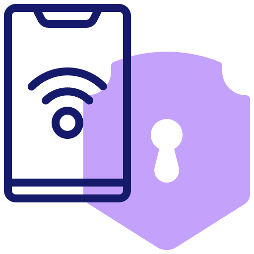 Smartphones smartphone lock security icon