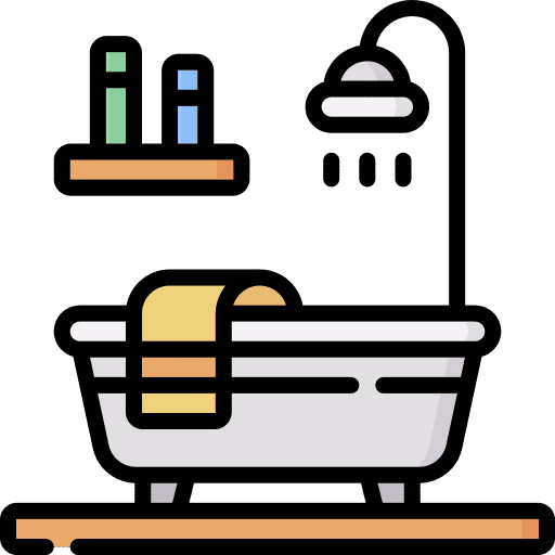 Bathroom bathtub bathroom bath icon