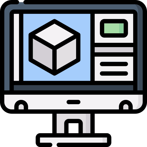 Computer monitor computer screen icon