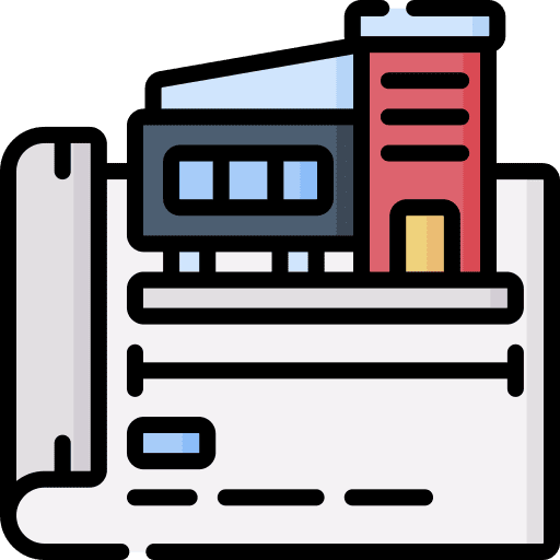 Plan house plan architecture icon