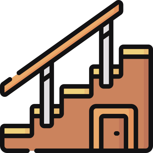 Stairs stairs building interior design icon