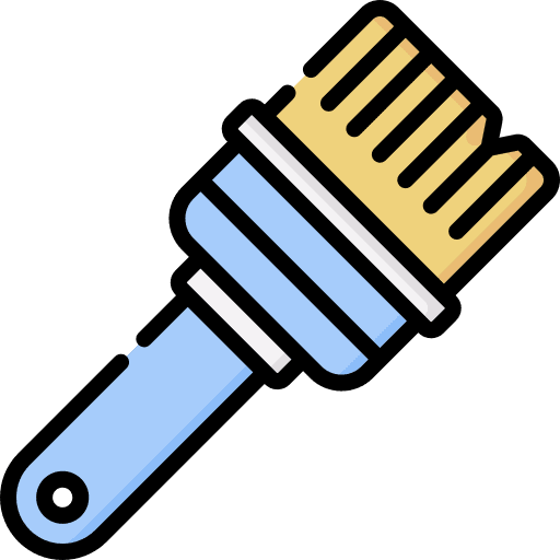 Brush paint art and design artist icon