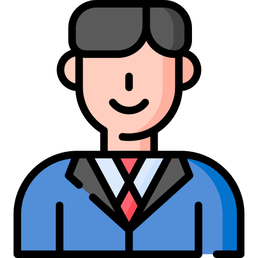 Officer avatar businessman manager icon