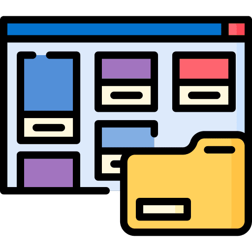 Portfolio curriculum vitae portfolio online icon