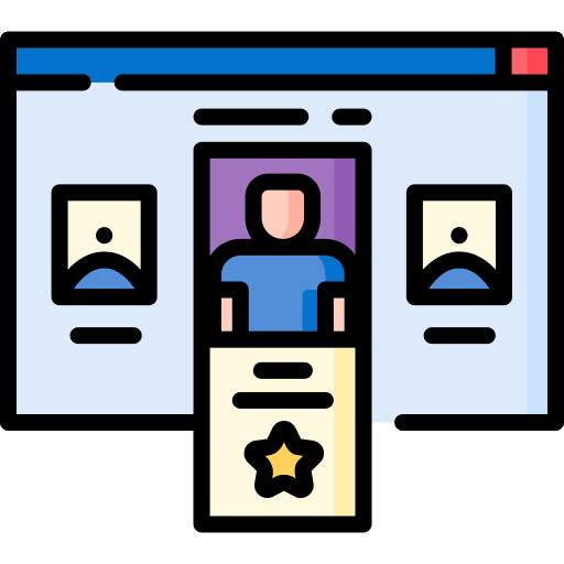 Talent search hunt searching looking icon