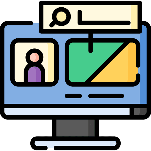 Vacancy vacancy monitor job search icon