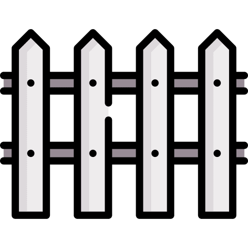 Fence picket security picket fence icon