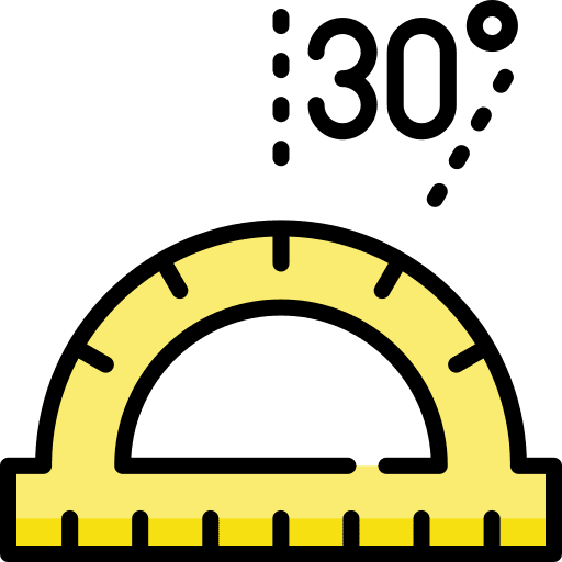 Ruler 30 education measure icon