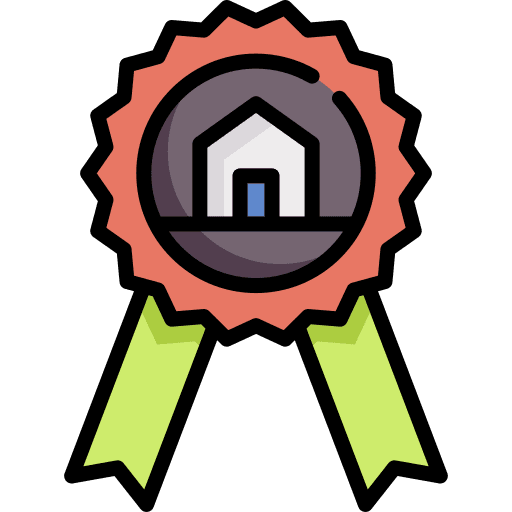 Award badge reward real estate icon
