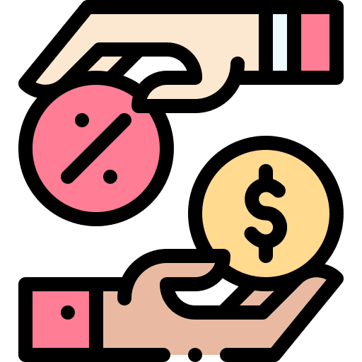 Commission commission purchase hand icon