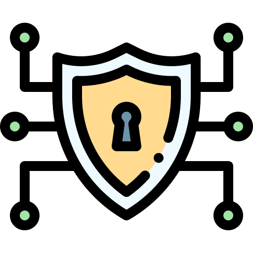 Antivirus padlock ui internet icon