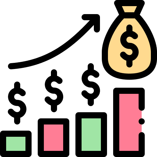 Capital stock capital share icon