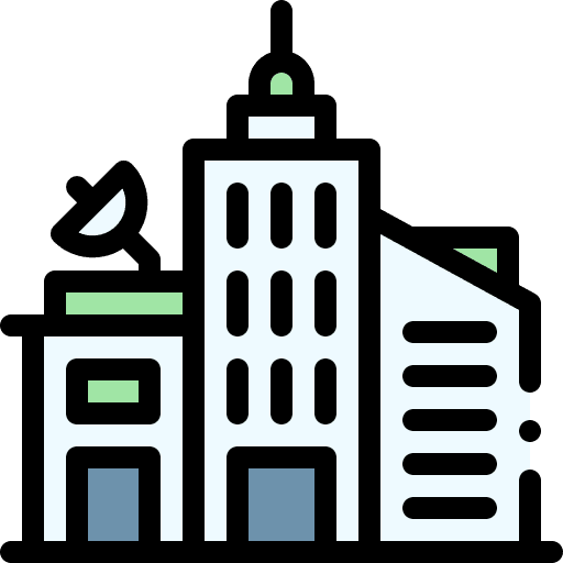 Office building city town office building icon