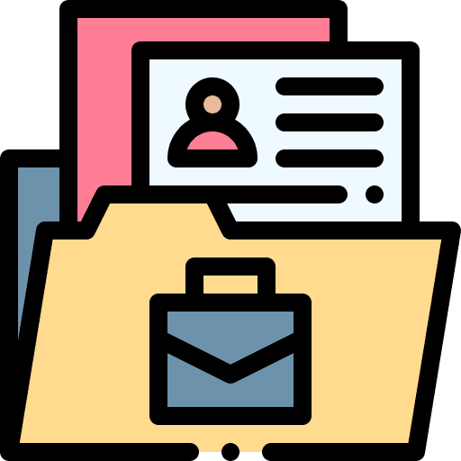 Portfolio folders portfolio profile icon