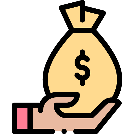 Profit revenue profit money icon