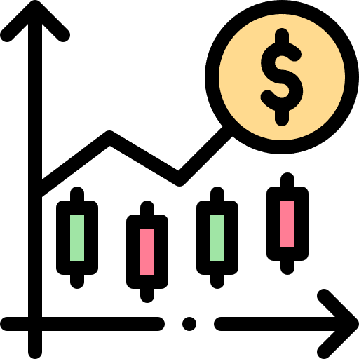 Margin profits benefits business and finance icon