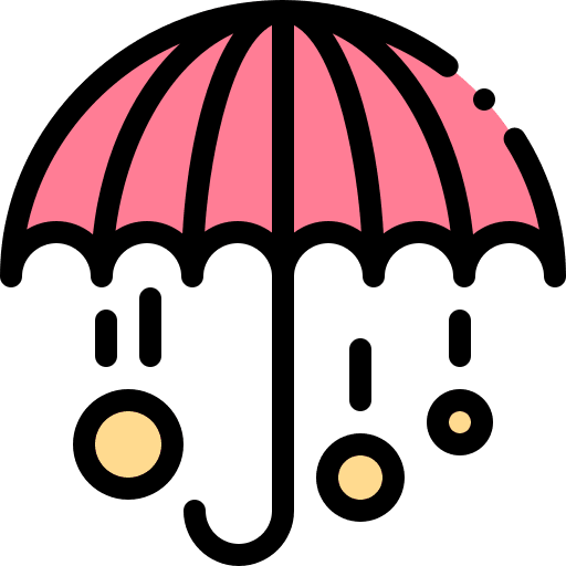 Money cash money umbrella icon