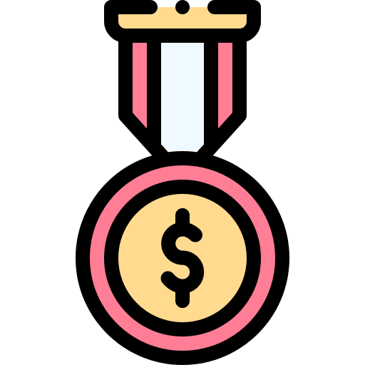 Reward medal rewards gaming icon