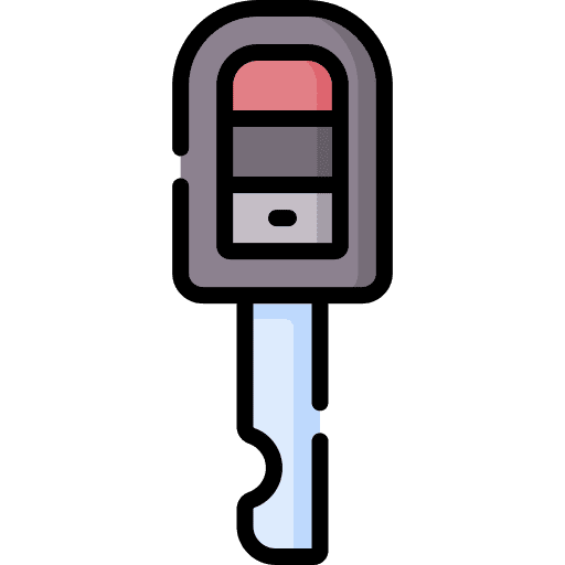 Car key security access car icon