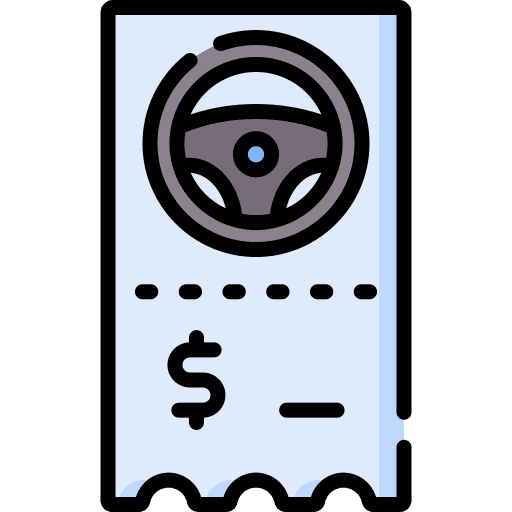 Fee tax management accountant icon