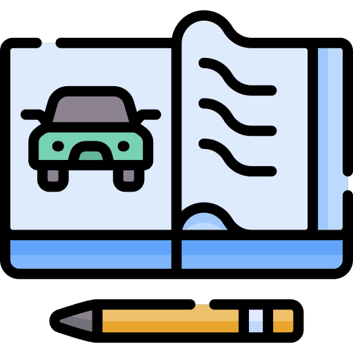 Test education document sheet icon