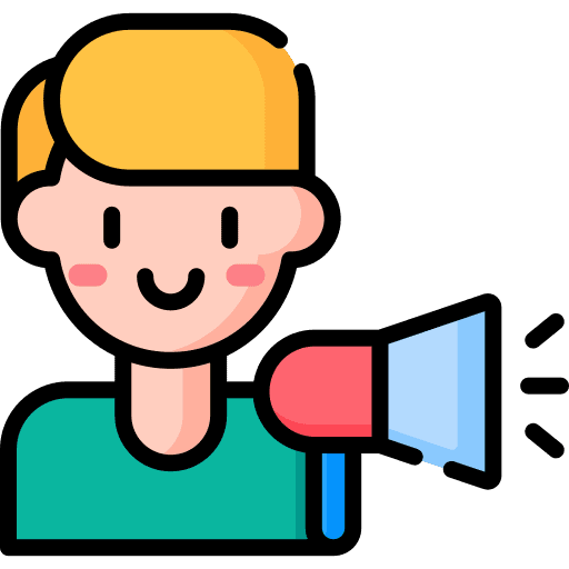 Influencer influencer marketing pr icon