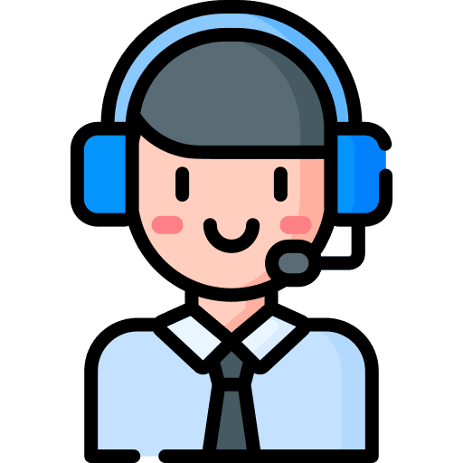 Telemarketing microphone tie occupation icon