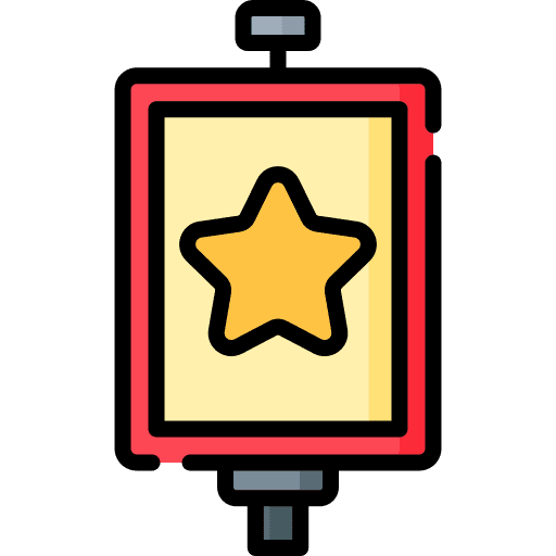 Billboard signaling ads marketing icon