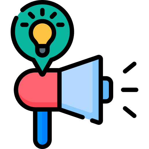 Loud speaker advertising communications megaphone icon