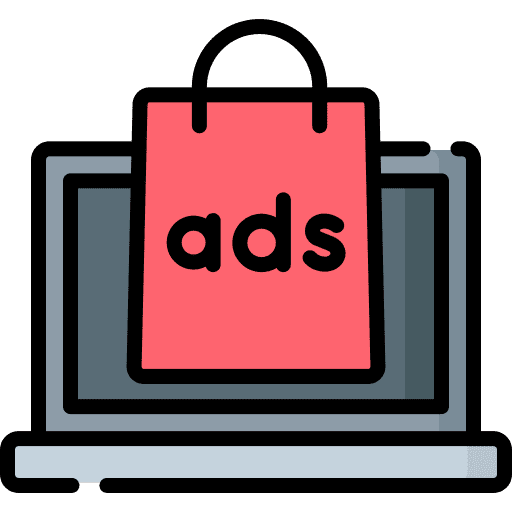 Online marketing advertising online marketing ads icon