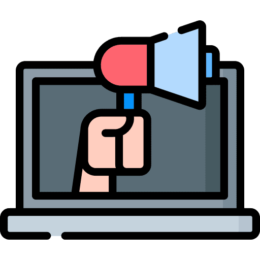 Online marketing online marketing advertising ads icon