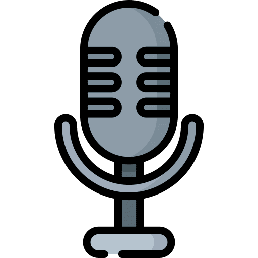 Podcast program communications electronics icon