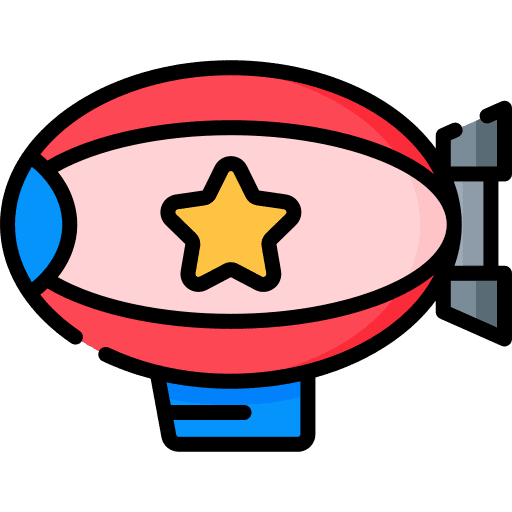 Zeppelin zeppelin hydrogen aircraft icon