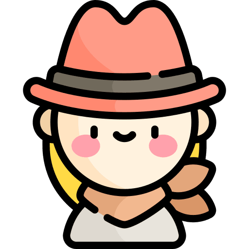 Cowgirl culture character woman icon