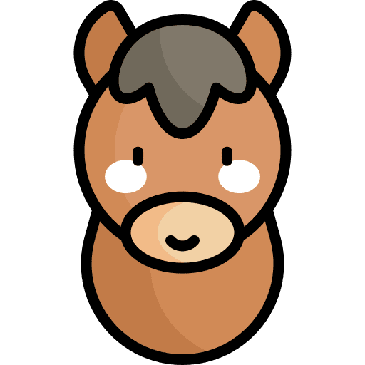 Horse animal wildlife horse icon