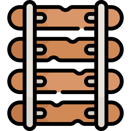 Rail transportation rail railroad icon