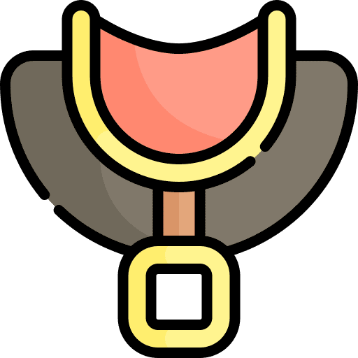 Saddle horse saddle western tool icon