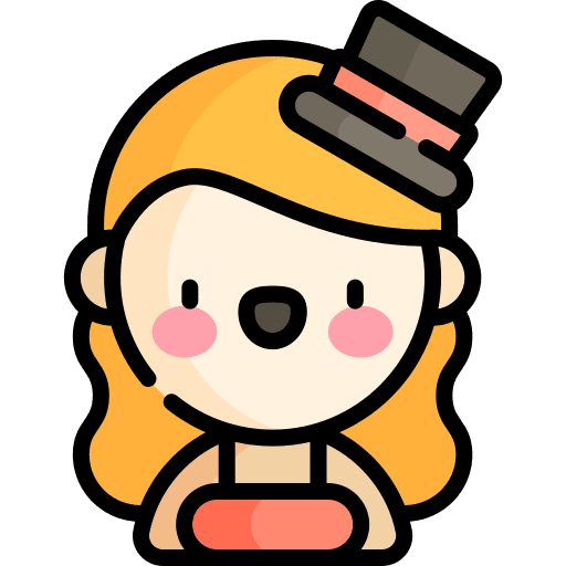 Dancer woman dance professions and jobs icon