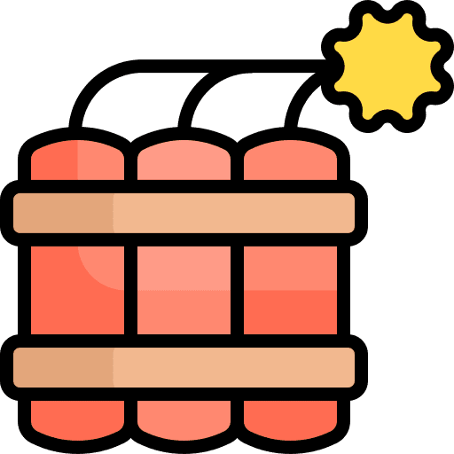 Dynamite bomb miscellaneous explosion icon