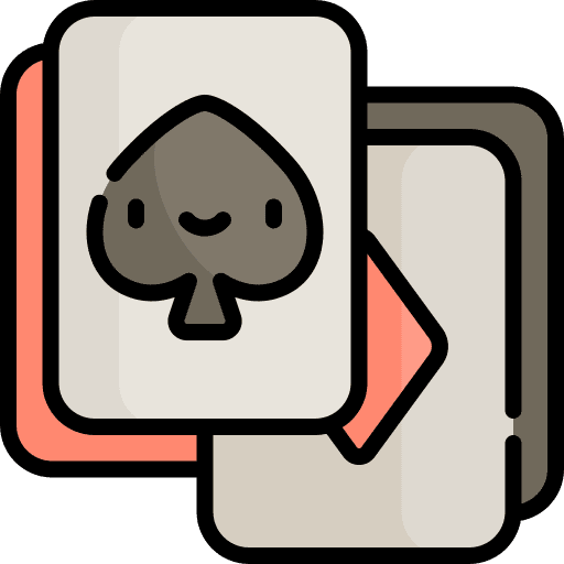 Playing card game poker cards playing card icon