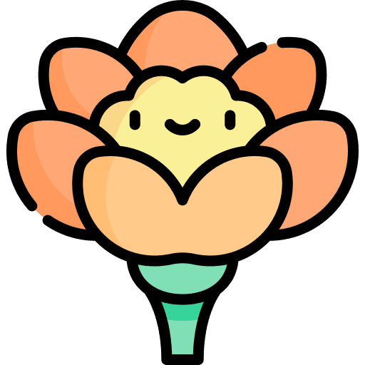 Cempasuchil petals blossom nature icon