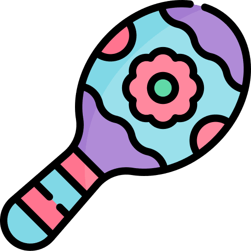 Maraca music and multimedia maraca shaker icon