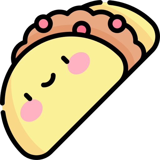 Taco traditional taco sandwich icon